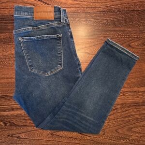Lucky Brand Ava Denim Jeans Mid-rise Skinny 12  31 Like New Stretch Dark